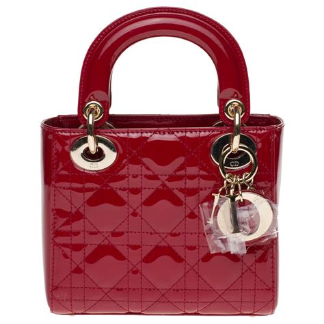 christian dior rouge bag|authentic Christian Dior shoulder bag.